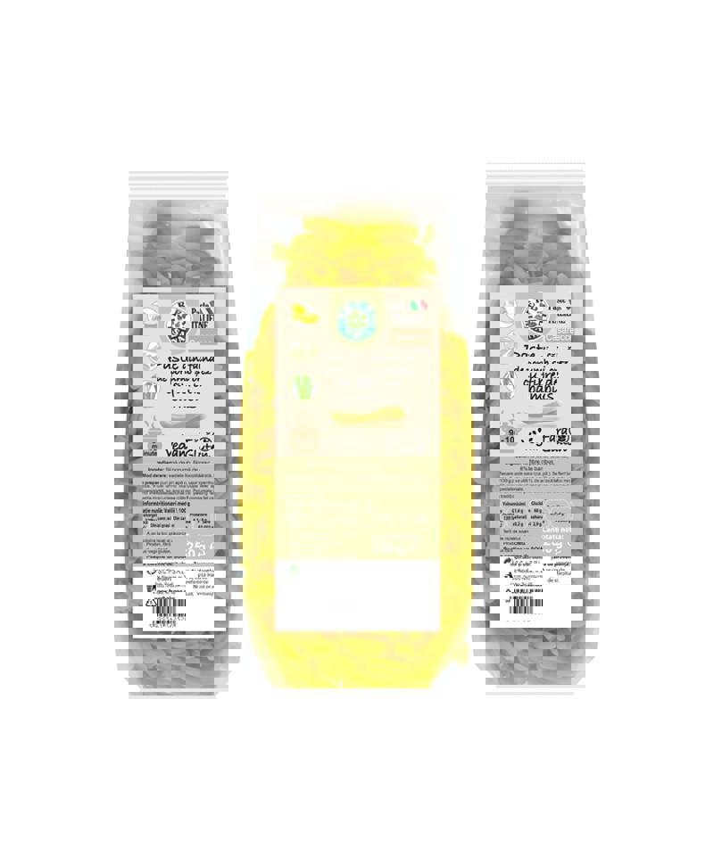 Paste din Faina de Porumb si Orez cu Fibre de Bambus Casarecce 250 grame Hebavit Herbal Sana