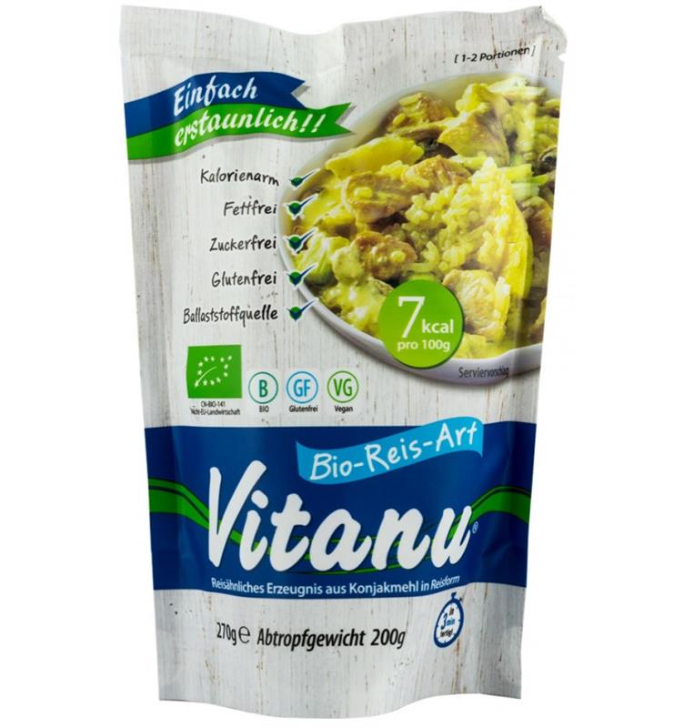 Paste Fainoase din Faina de Orez Konjac Bio 270gr Vitanu
