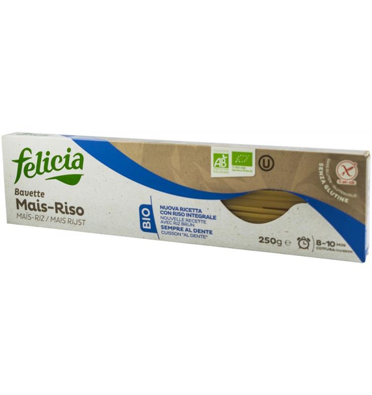 Paste Fainoase din Faina de Porumb si Orez Bio Bavette 250 grame Molino Adriani