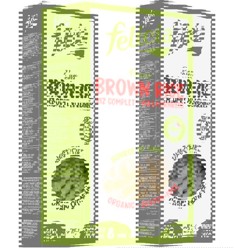 Paste Fainoase Penne Rigate din Faina de Orez Integral Bio 250gr Molino Adriani