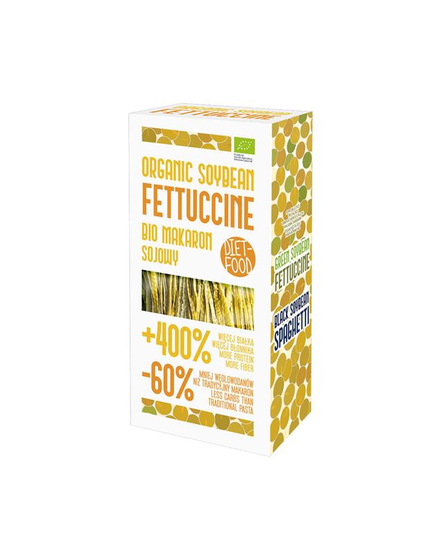 Paste Fettuccine din Soia Galbena Bio 200gr Diet Food