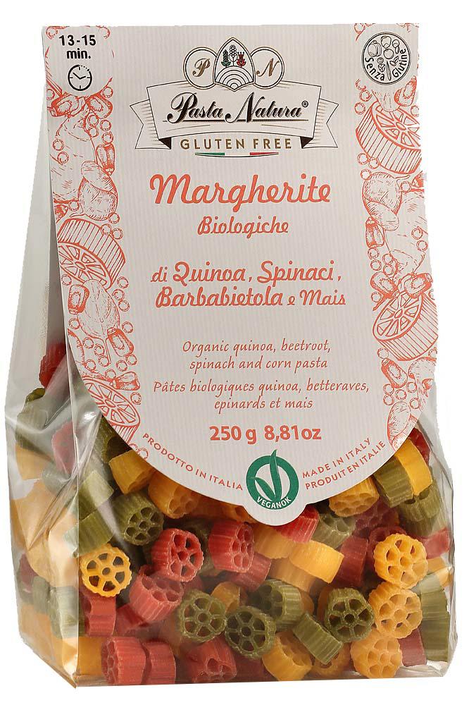 Paste Margarete Tricolore Eco Fara Gluten 250 grame Pasta Natura