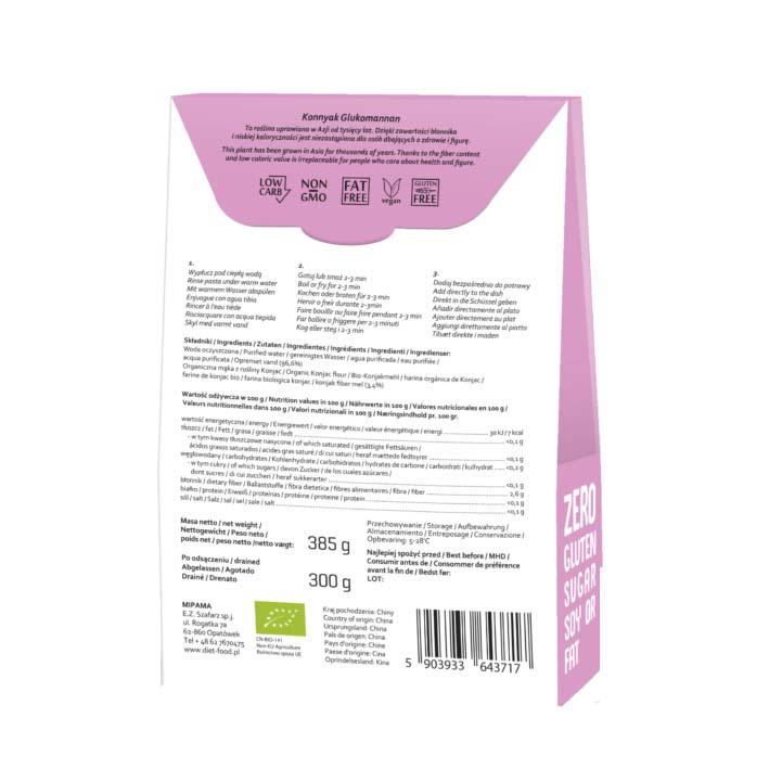 Paste Shirataki Vermicelli Bio 300 grame Diet Food