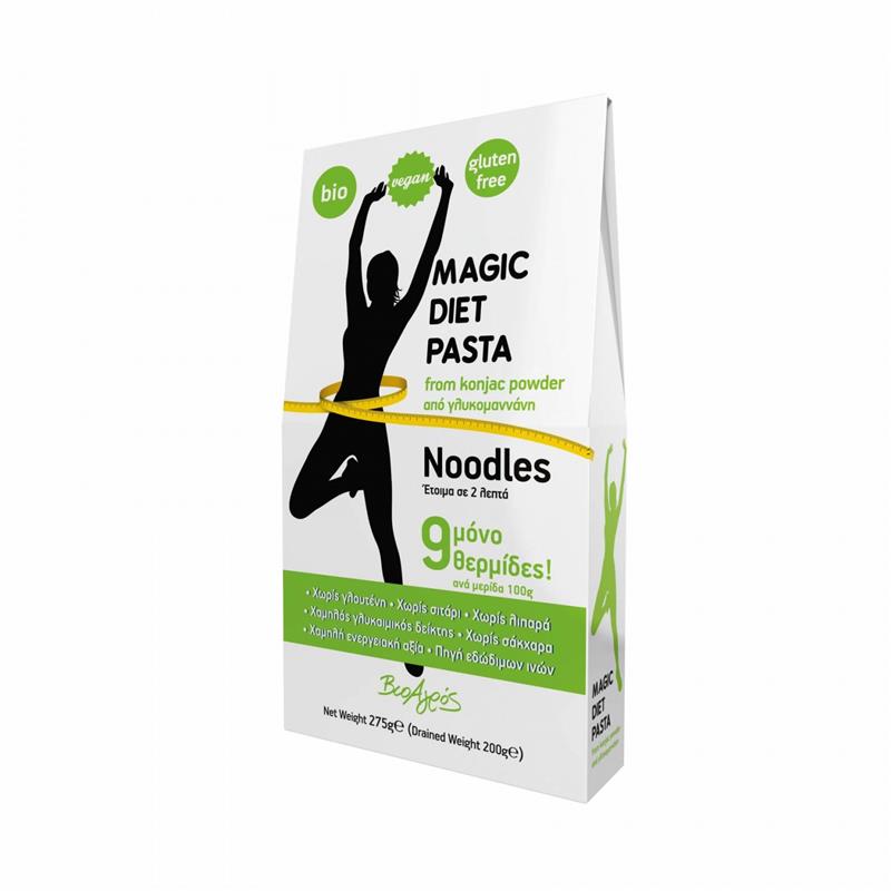 Paste Taitei din Konjac Dietetice Fara Gluten Bio 275 grame Magic Diet Pasta