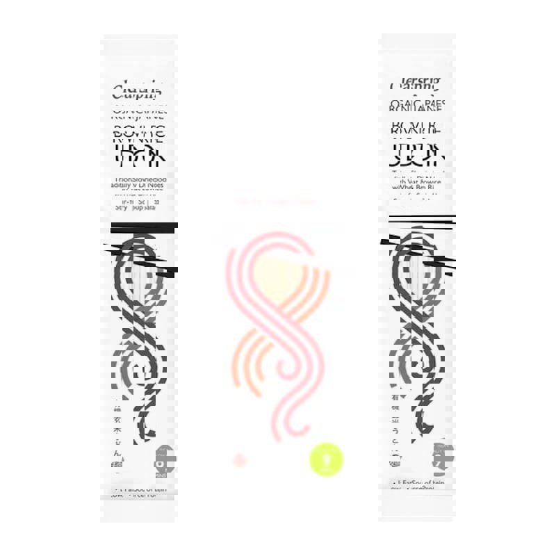 Paste Udon Din Grau si Orez Brun Bio 200 grame Clearspring