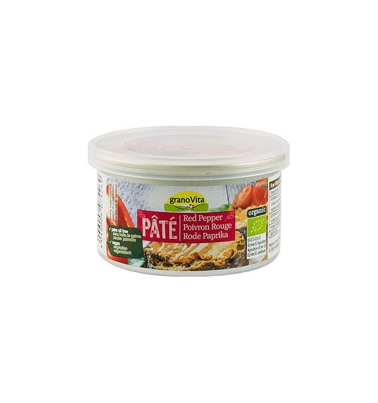 Pate cu Ardei Rosu Bio 125gr GranoVita