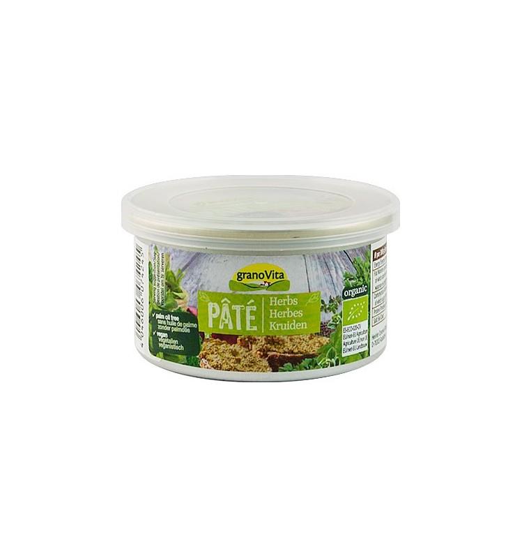 Pate cu Ierburi Aromatice Bio 125gr GranoVita
