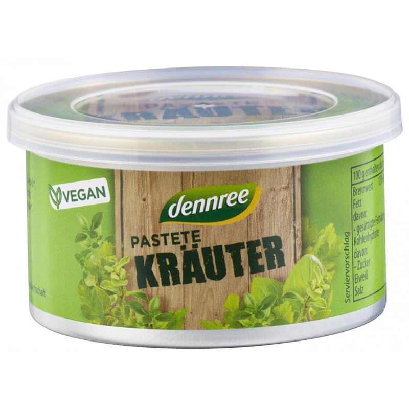 Pate Vegetal cu Ierburi Aromatice Bio 125 grame Dennree