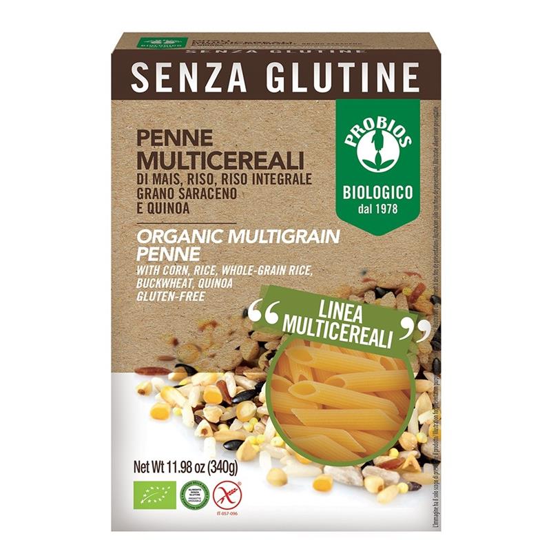 Penne Multicereale Fara Gluten Bio 340gr Probios