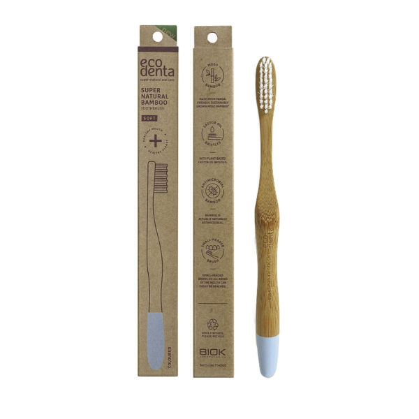 Periuta de Dinti din Bambus Organic Soft 1 Bucata Ecodenta