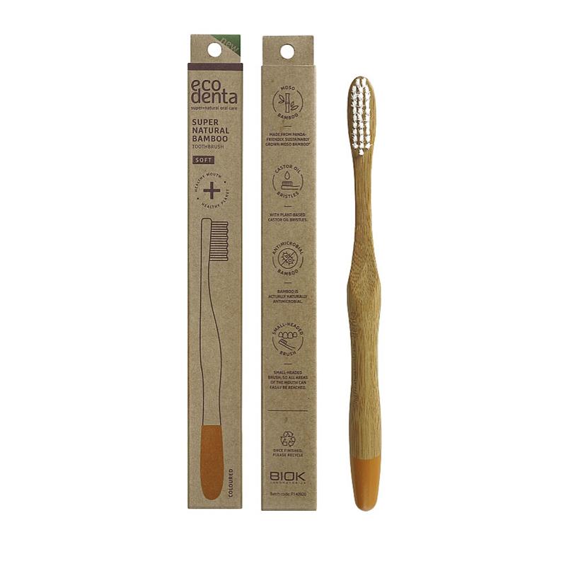 Periuta de Dinti din Bambus Organic Soft 1 Bucata Ecodenta