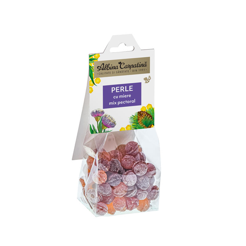 Perle cu Miere Mix Pectoral Apicole 100gr