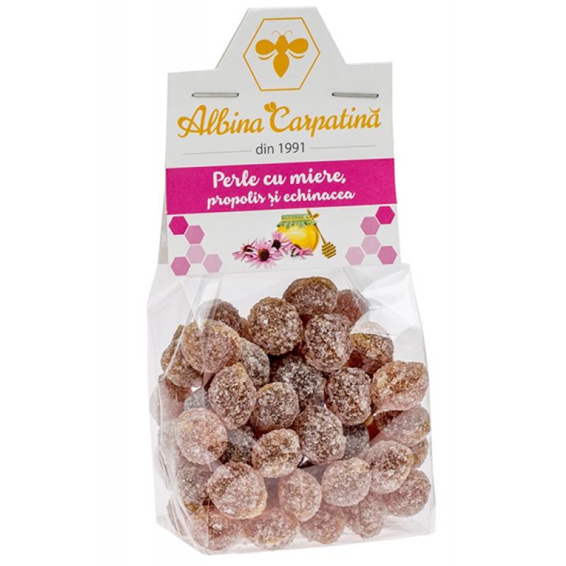 Perle cu Miere Propolis Echinaceea 100 grame Apicola Pastoral Georgescu