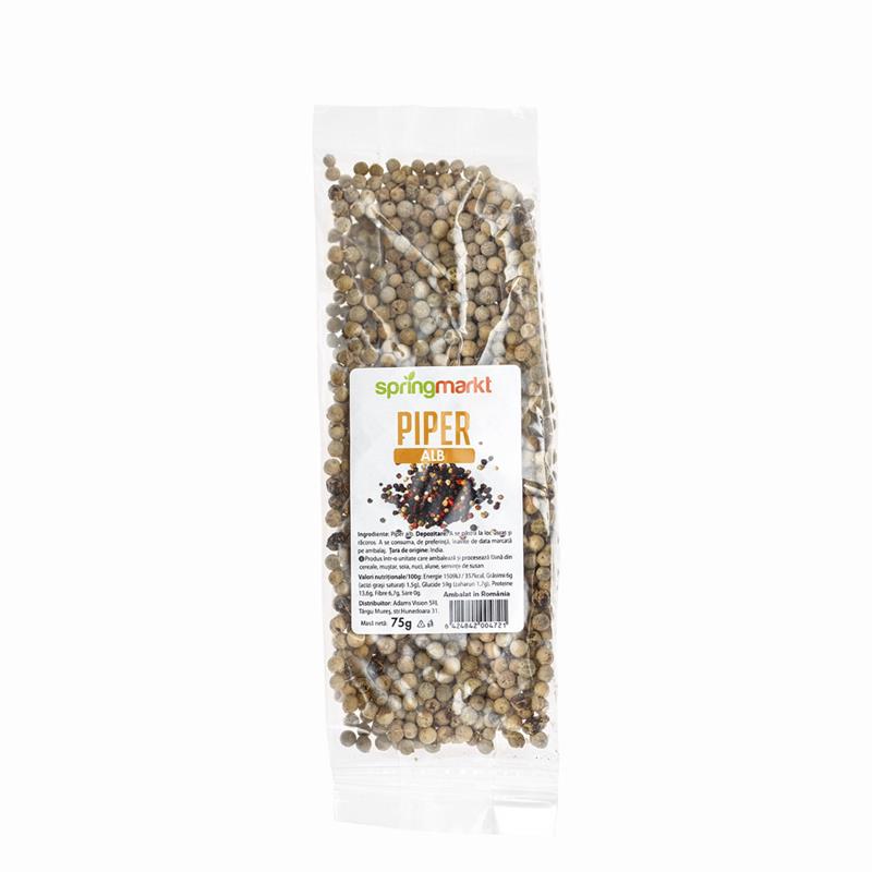Piper Alb Boabe 75 grame SpringMarkt