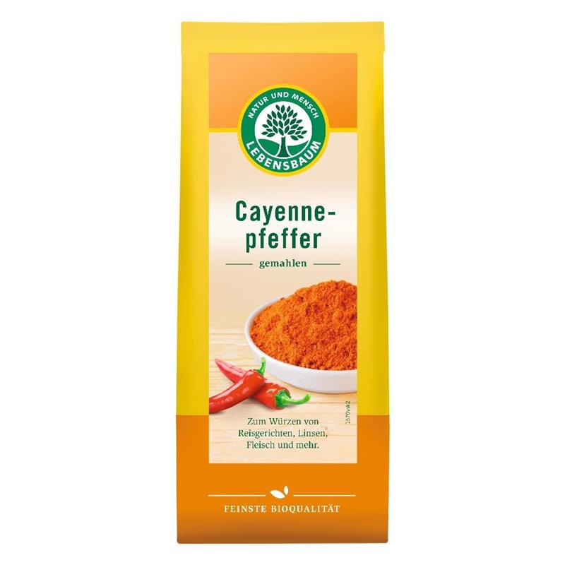 Piper Cayenne Macinat Bio 50 grame Lebensbaum