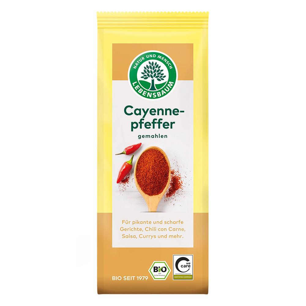 Piper Cayenne Macinat Bio 50 grame Lebensbaum