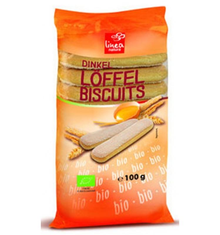 Piscoturi din Faina de Grau Spelta Bio 100 grame Linea Natura 