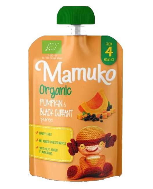 Piure de Dovleac si Coacaze Eco 100 grame Mamuko