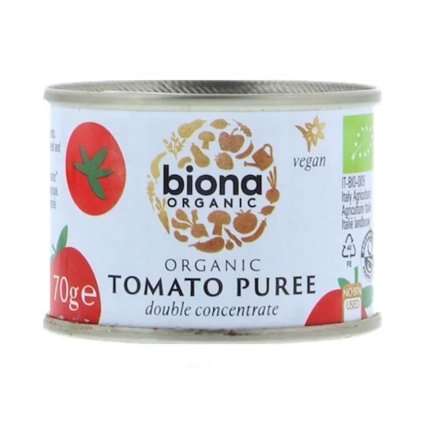 Piure de Rosii Dublu Concentrat Bio 70 grame Biona