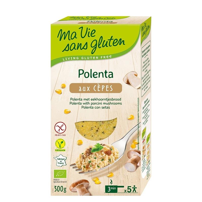 Polenta Bio cu Hribi Fara Gluten Ma Vie Sans Gluten 300gr