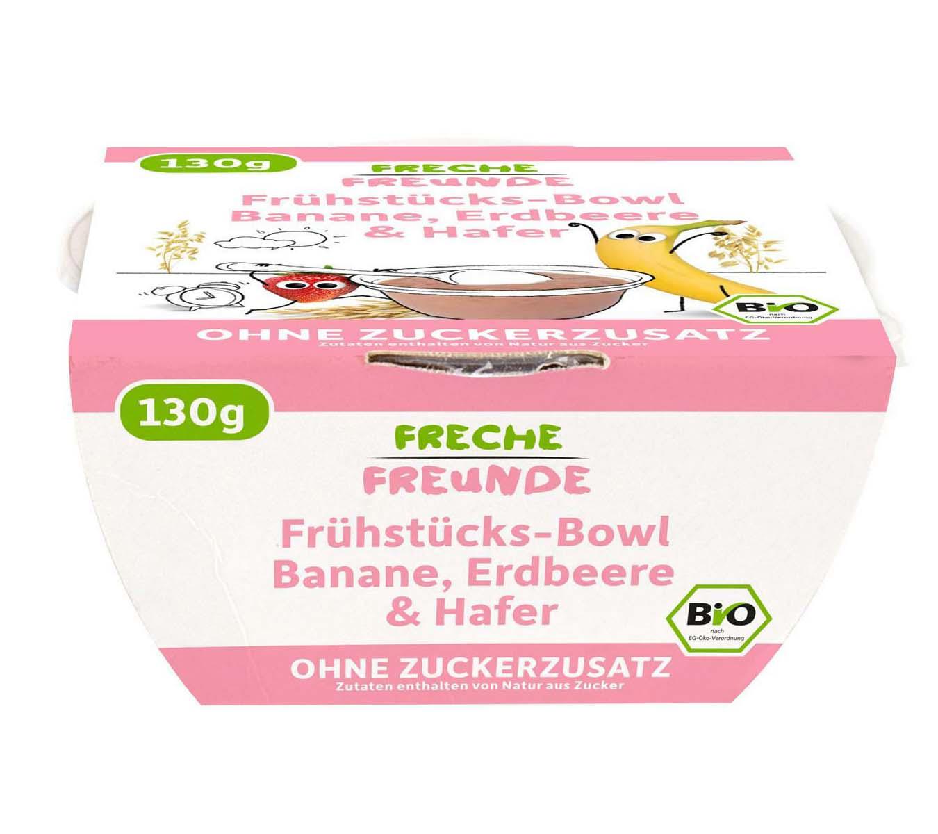 Porrige de Ovaz cu Banane si Capsuni Eco 130 grame Erdbar