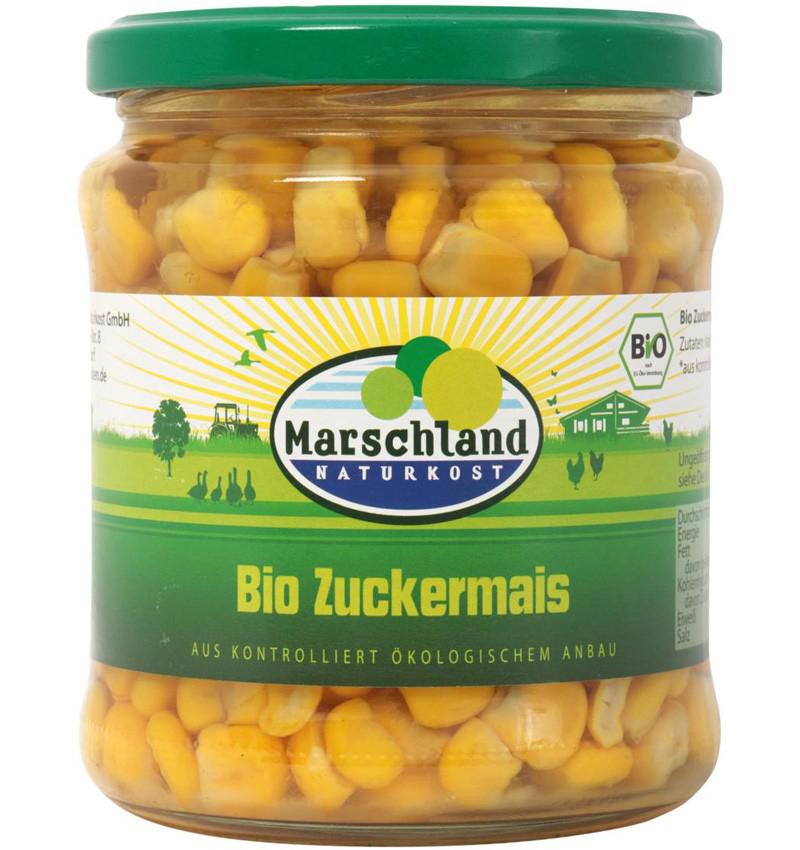 Porumb Dulce Bio 330 grame / 220 grame Marschland Naturkost