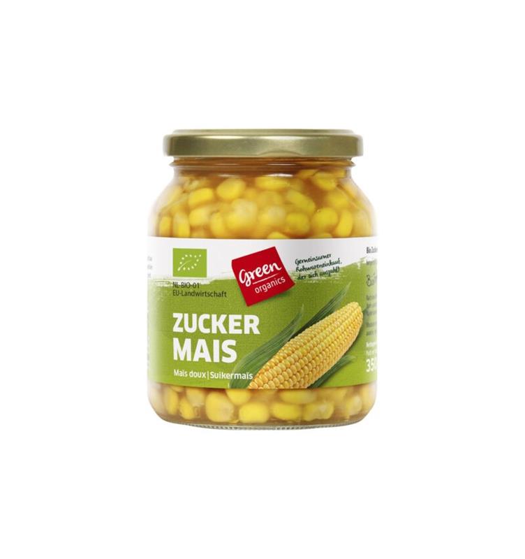 Porumb Dulce Bio 350 grame / 230 grame Green Organics