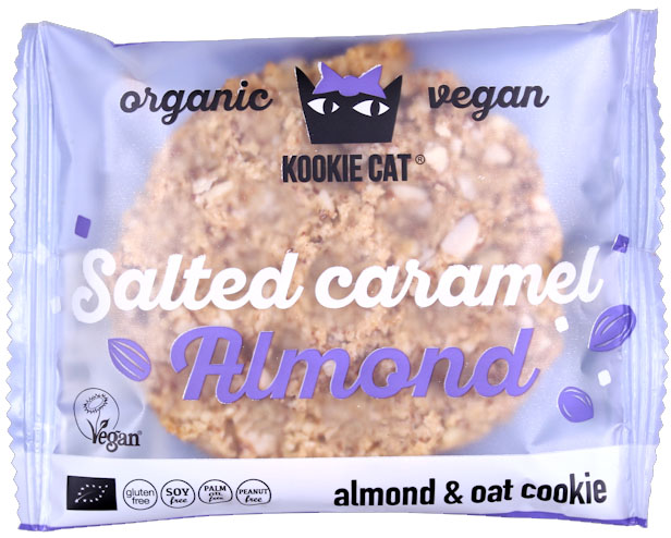 Prajitura Cookie cu Migdale si Caramel Fara Gluten Bio 50gr Dragon Superfoods