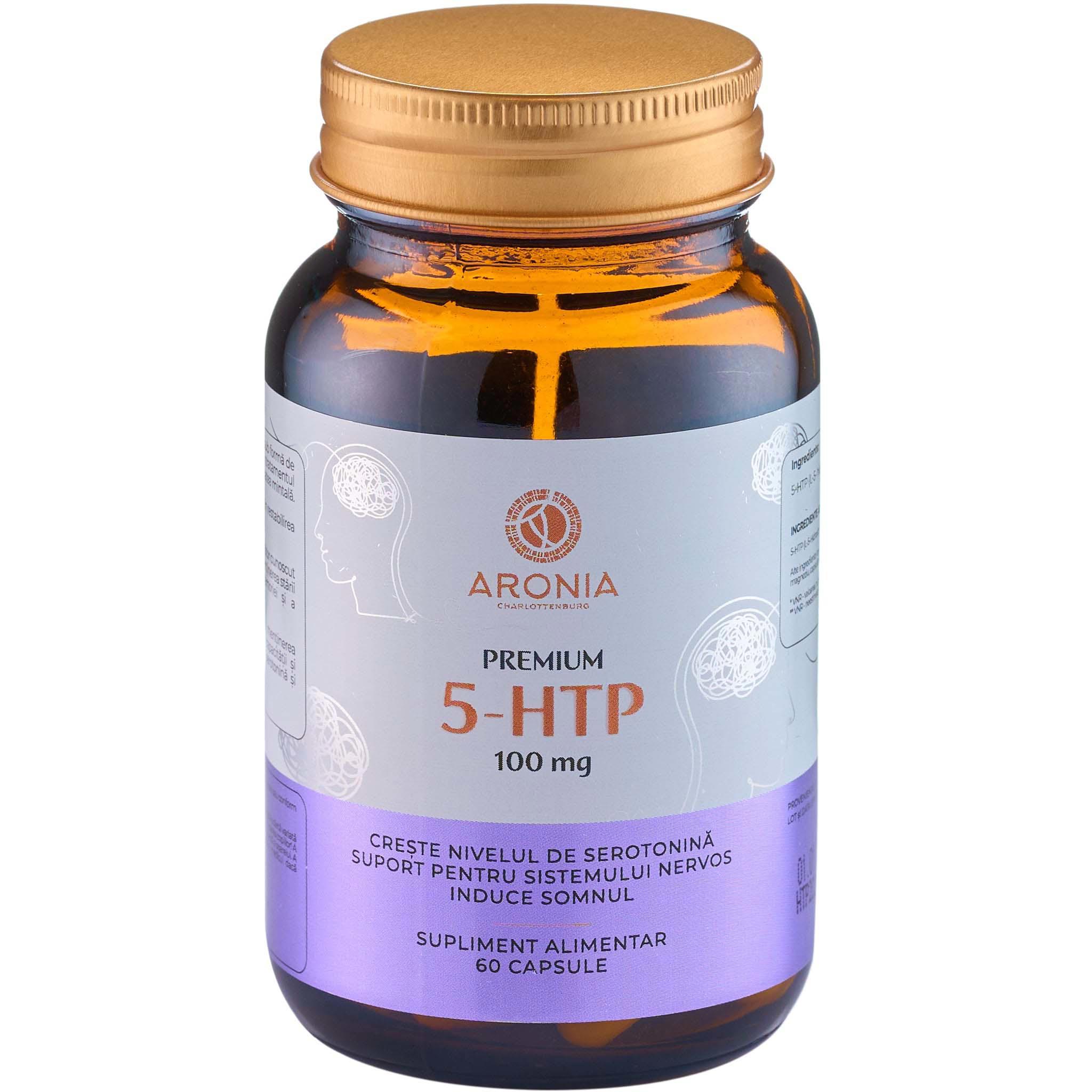 Premium 5-HTP 100 miligrame 60 capsule Aronia Charlottenburg