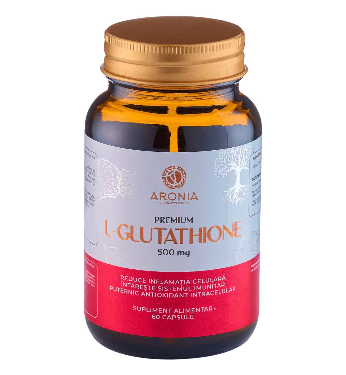Premium L-Glutathione 500 miligrame 60 capsule Aronia Charlottenburg
