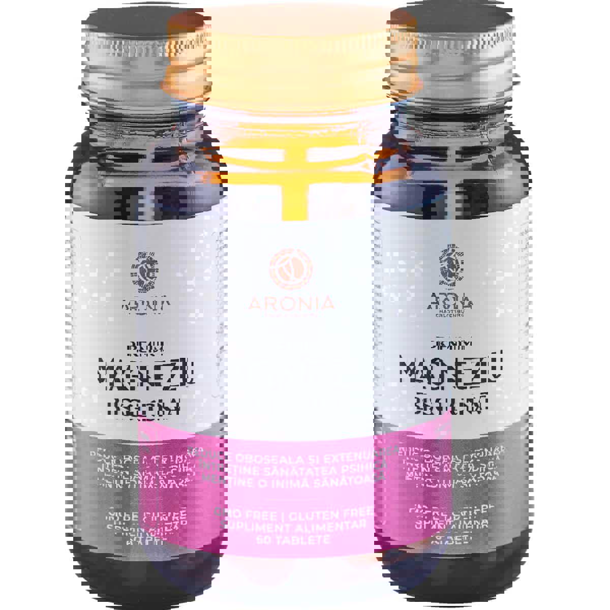 Premium Magneziu Bisglicinat 60 tablete Aronia Charlottenburg