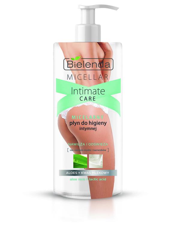 Gel Micelar pentru Igiena Intima cu Aloe si Acid Lactic 300ml Bielenda