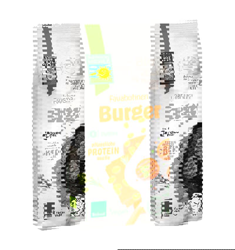 premix pentru burgeri din boabe fava bio