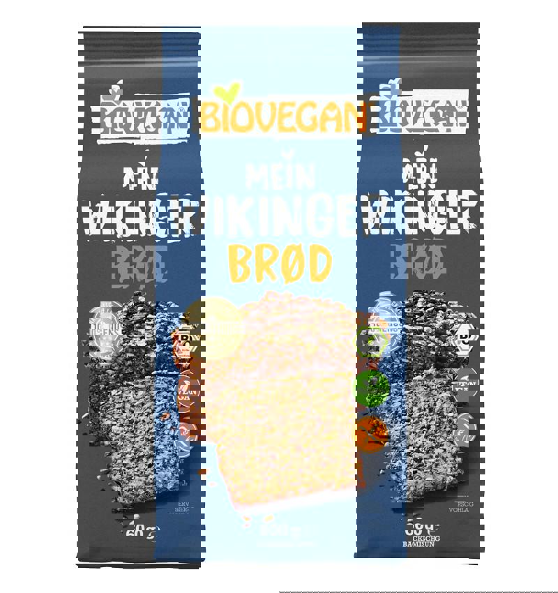 Premix pentru Paine Fara Gluten Bio Paine Vikingilor 600 grame Biovegan