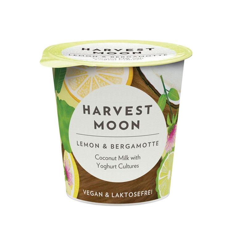 Preparat Fermentat din Bautura de Cocos cu Lamaie si Bergamota Bio 125gr Harvest Moon