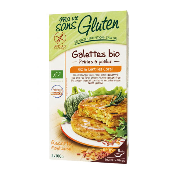 Preparat Vegetarian Bio Orez Linte Coral Ma Vie Sans Gluten 200gr