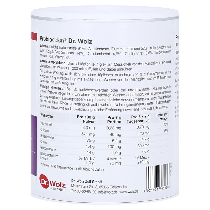 Probiocolon 315 grame Dr.Wolz