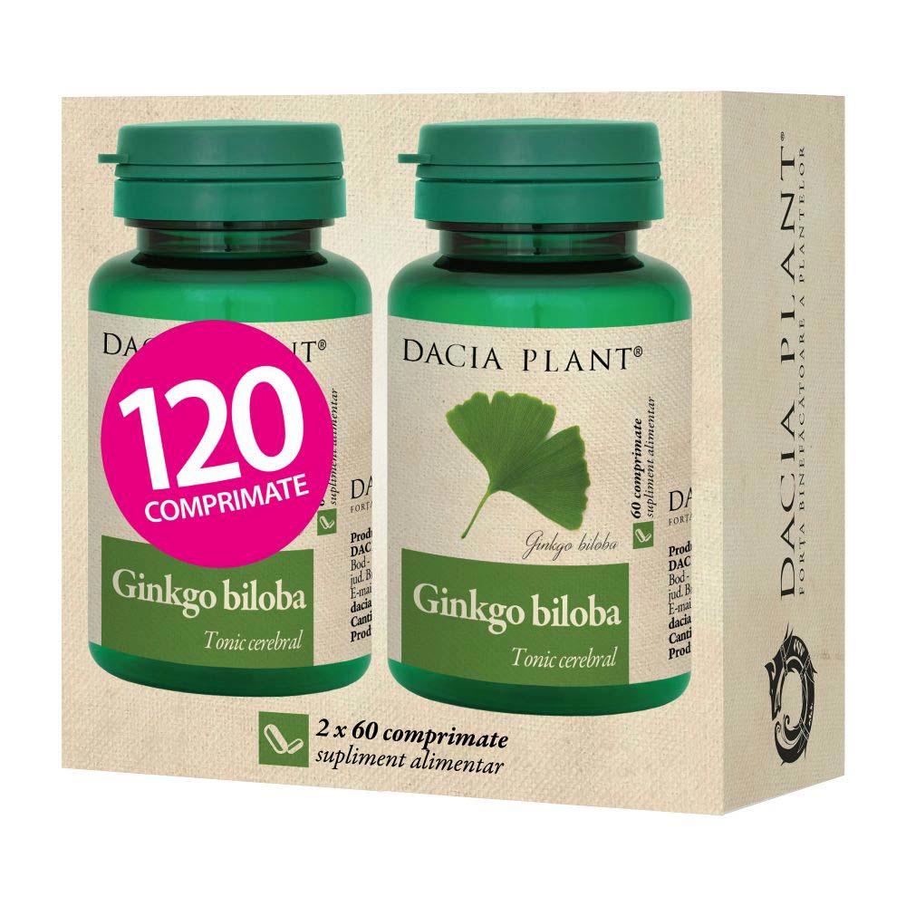 Promo Ginkgo Biloba Dacia Plant 120cpr