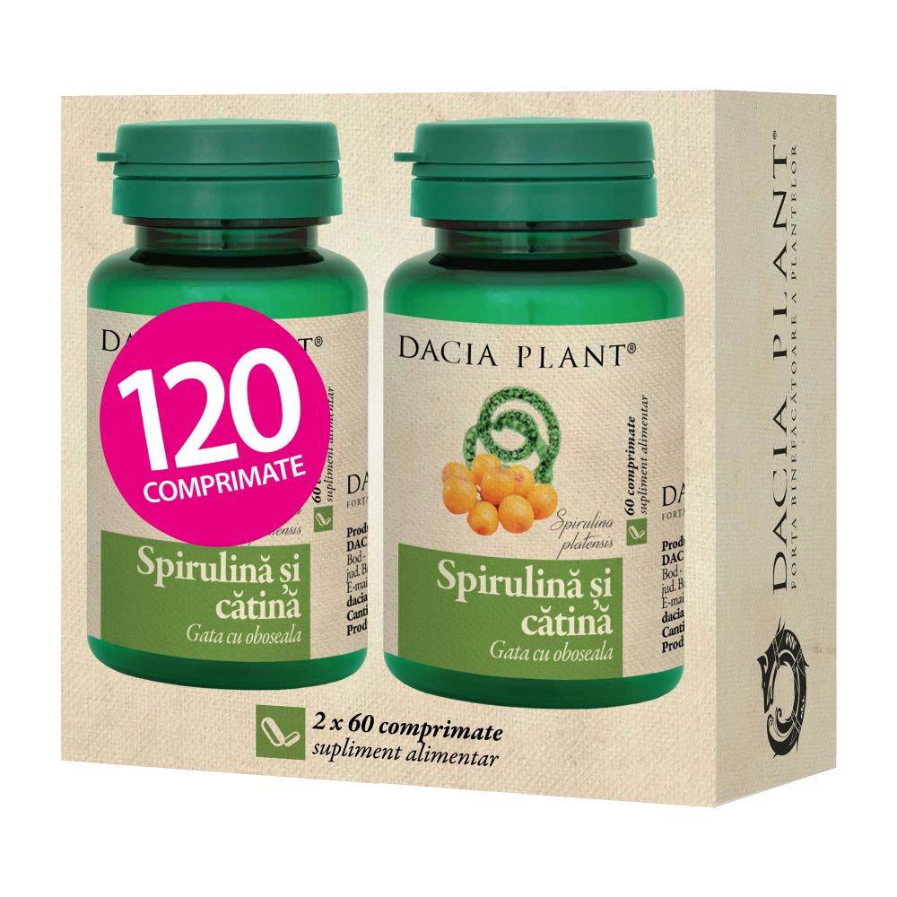 Promo Spirulina si Catina Dacia Plant 120cpr