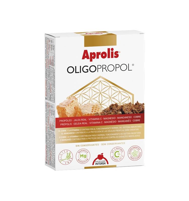 Propolis cu Laptisor de Matca si Vitamine Oligopropol 20 fiole a 10 mililitri Aprolis