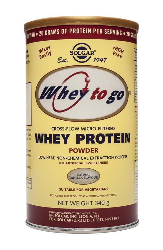 Proteine din Zer cu Vanilie 340 grame Solgar