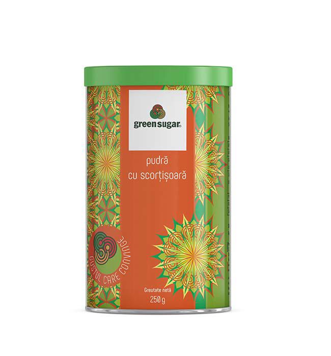 Pudra cu Scortisoara Green Sugar 250 grame Laboratoarele Remedia