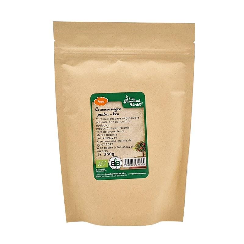 Pudra de Coacaze Negre Bio 250 grame Paradisul