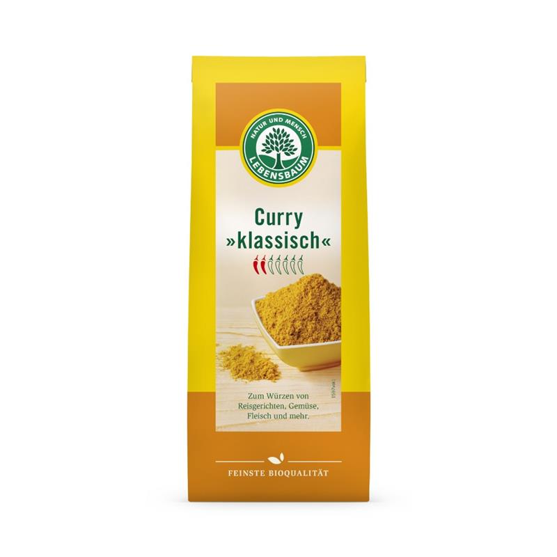 Pudra de Curry Clasic Bio 50 grame Lebensbaum