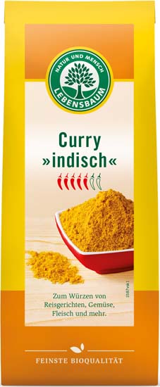 Pudra de Curry Ecologic India Lebensbaum 50gr