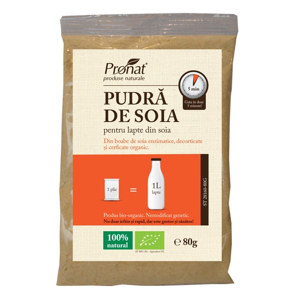 Pudra de Soia Bio Pronat 80gr