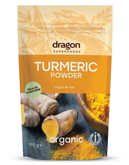 Pudra de Turmeric (Curcuma) Bio 150gr Dragon Superfoods