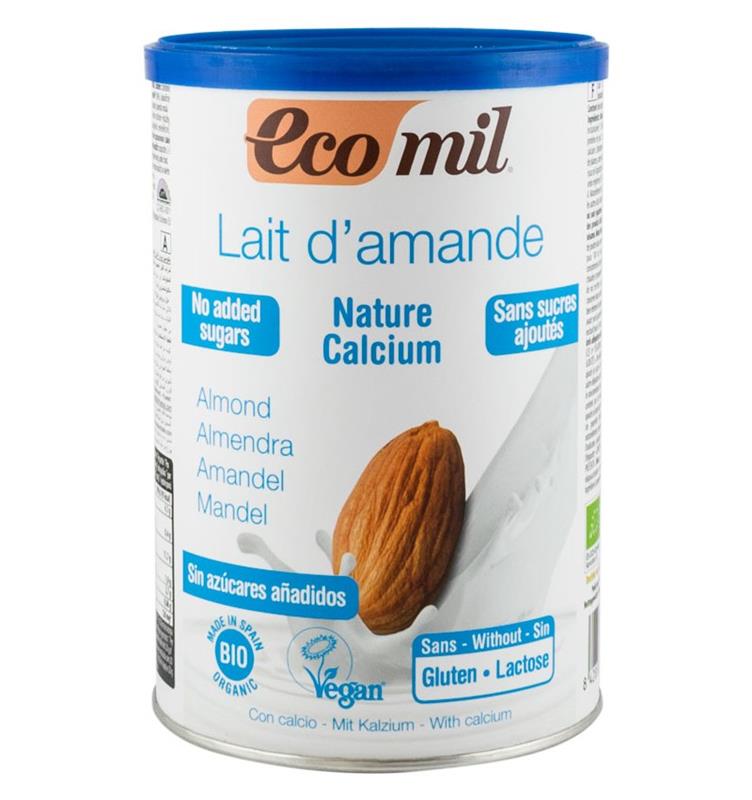 Pudra Instant pentru Bautura de Migdale cu Calciu Bio Ecomil 400gr