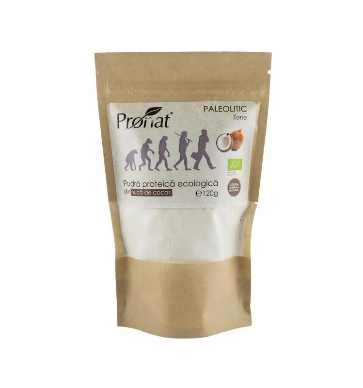 Pudra Proteica Bio din Nuca de Cocos Pronat 120gr