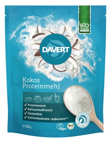 Pudra Proteica de Cocos Bio 250gr Davert